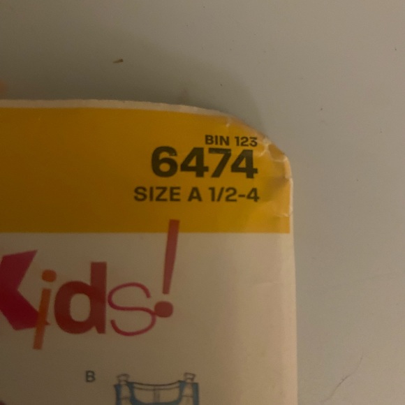 🎉5/$10🎉 Vintage New Look 6474 Size A 1/2 to 4 Sewing Pattern new - Picture 2 of 6